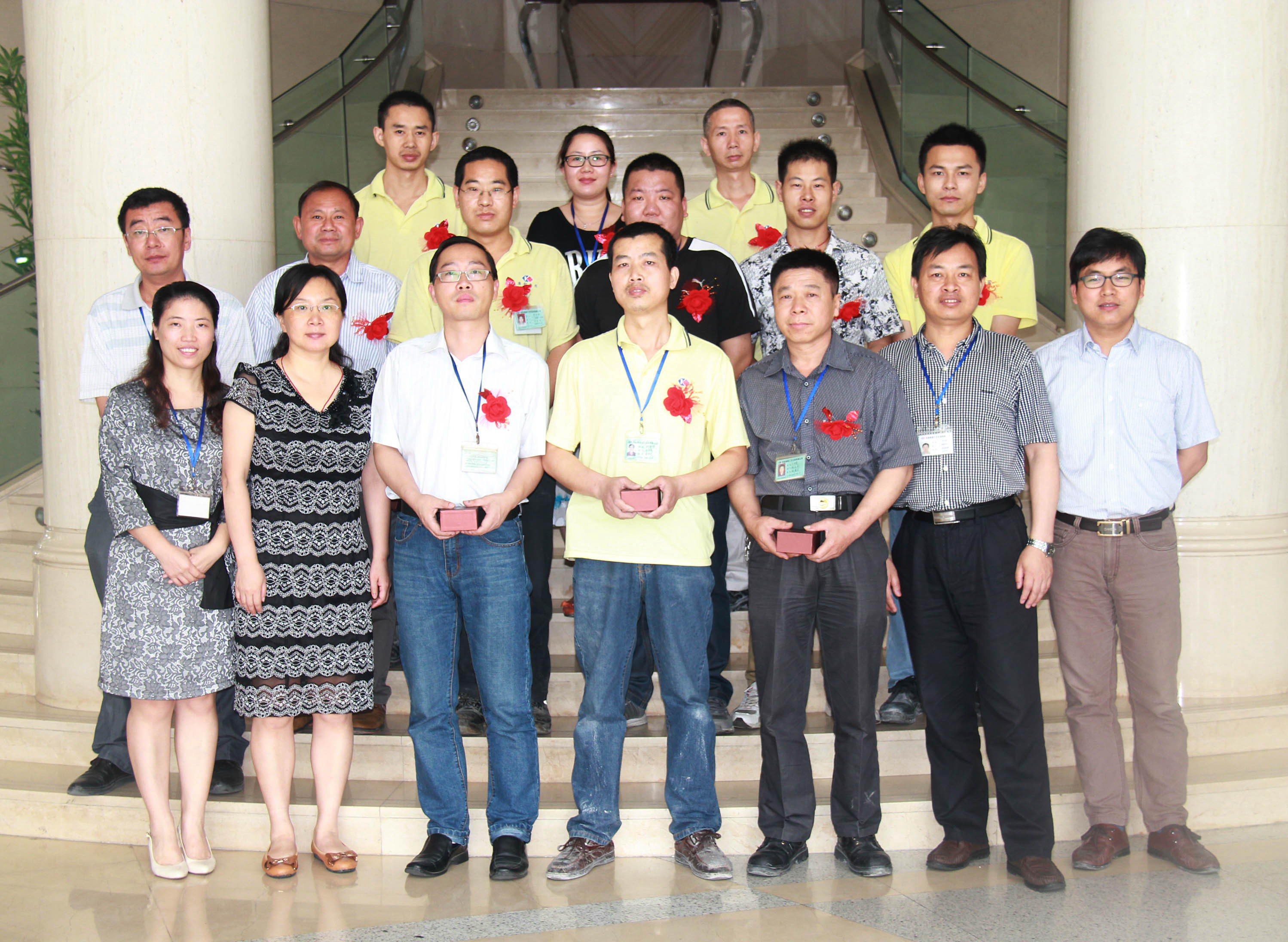 康利五年、十年員工金牌頒發(fā)儀式